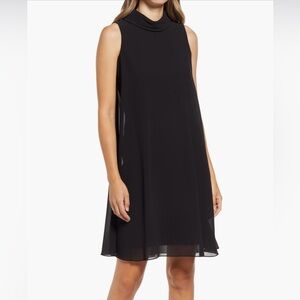 Vince Camuto Black Sleeveless Swing Dress 14